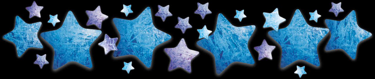 Blue And Lavender Star