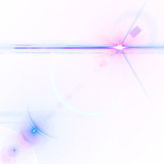 Blue And Pink Light Flare