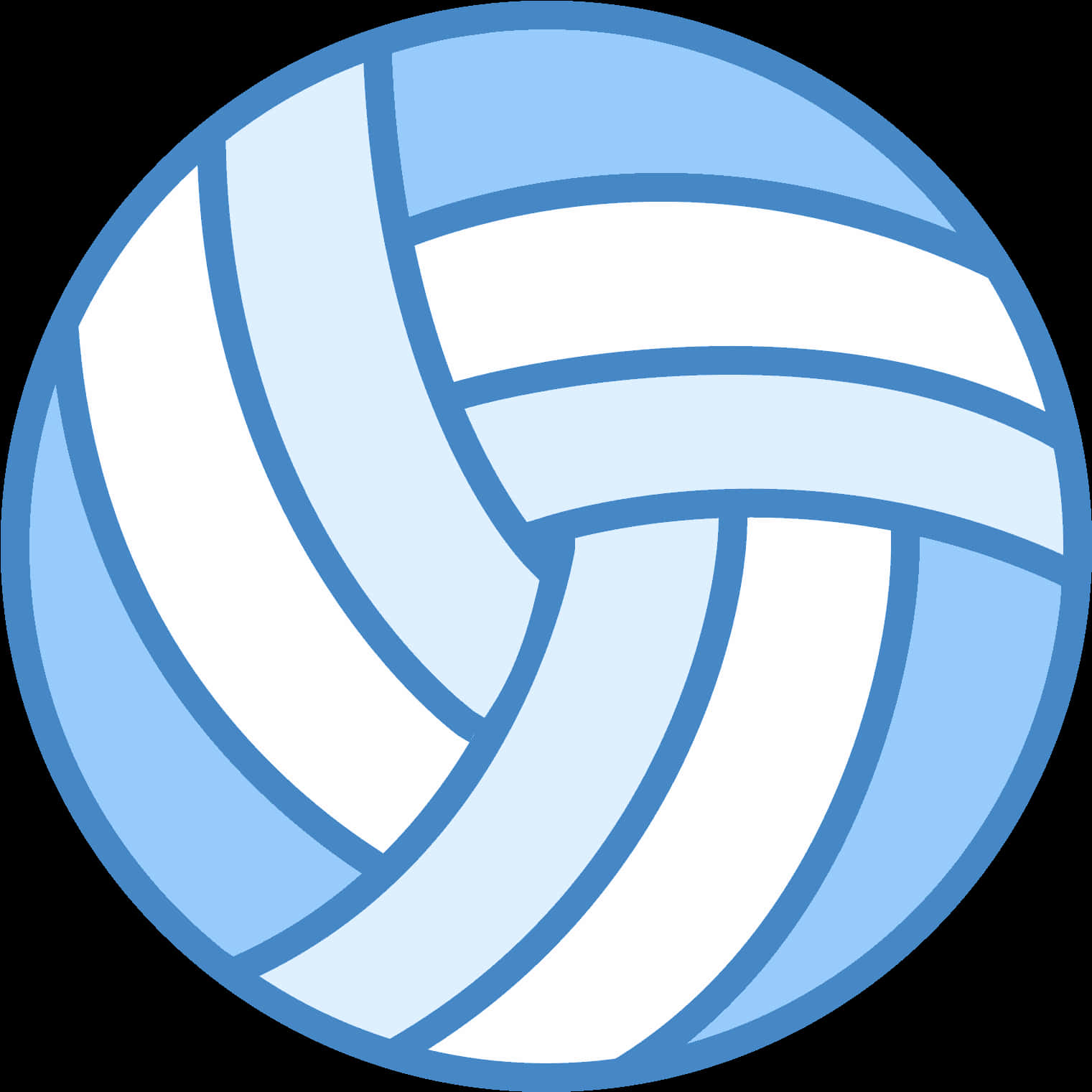 Blue And White Volleyball