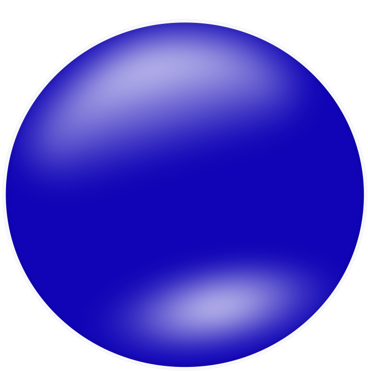 Blue Circle Sphere