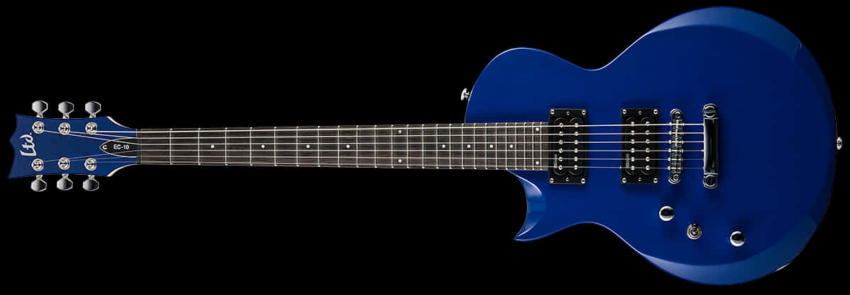 Blue Electric Guitar Png, Transparent Png