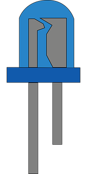A Blue And Grey Chair