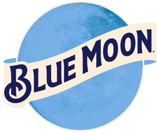 A Blue Moon With White Text