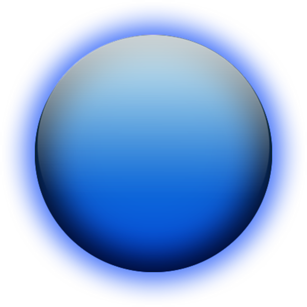 A Blue And White Circle