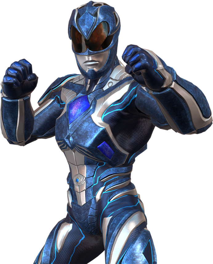 Blue Power Rangers In Armor