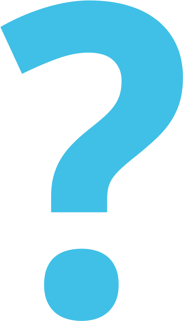 A Blue Question Mark On A Black Background