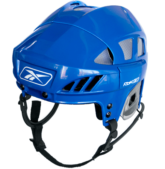 Blue Reebok Hockey Helmet, Hd Png Download