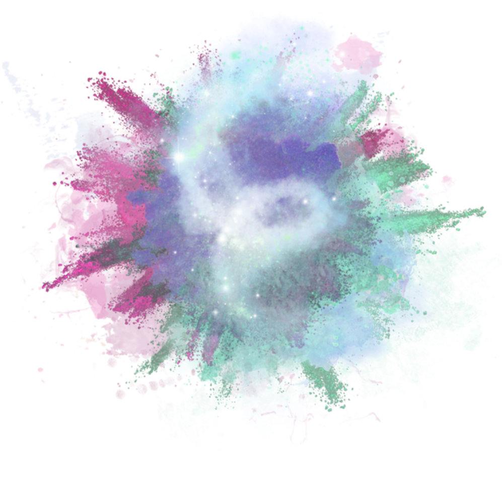 A Colorful Explosion Of Powder