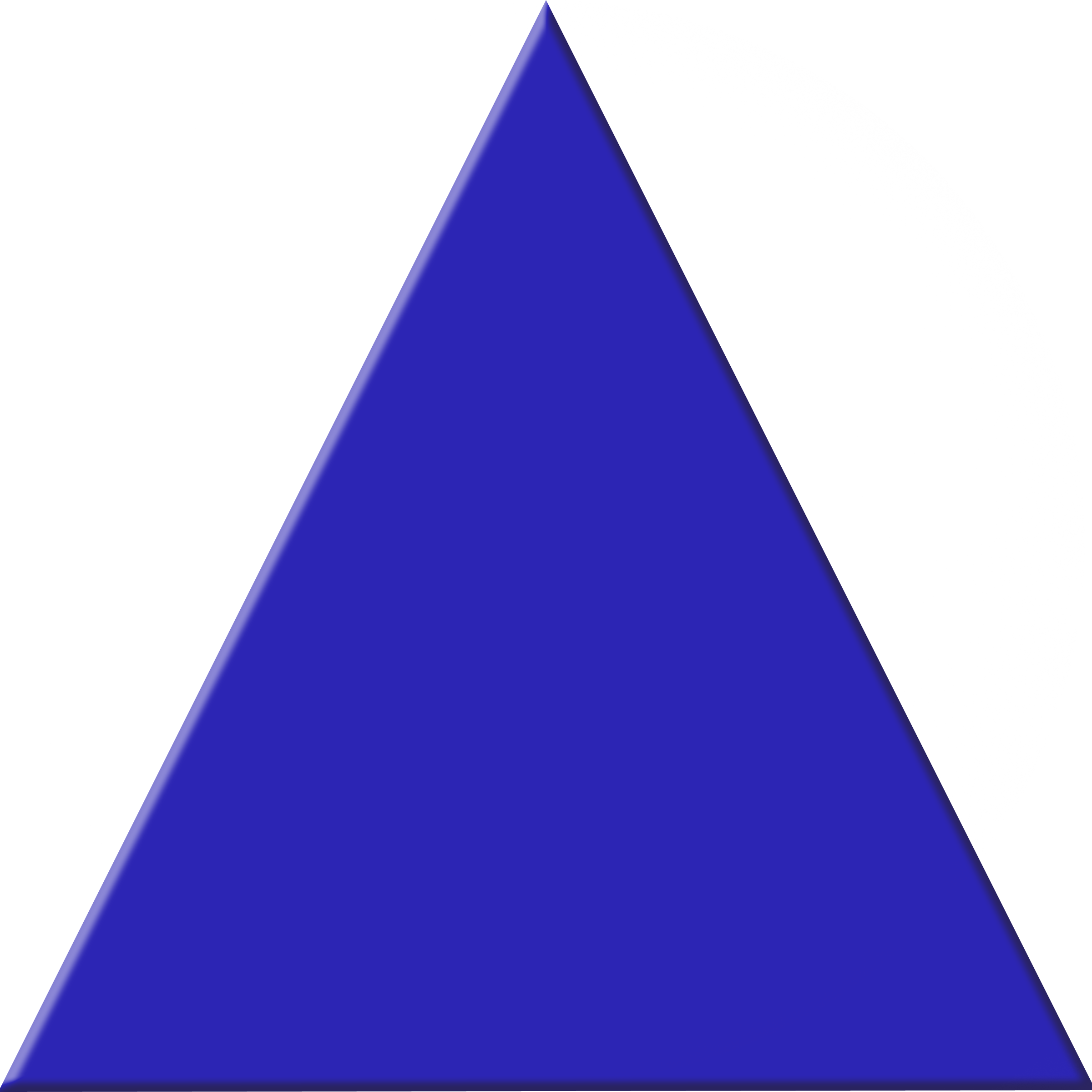 A Blue Triangle With Black Background