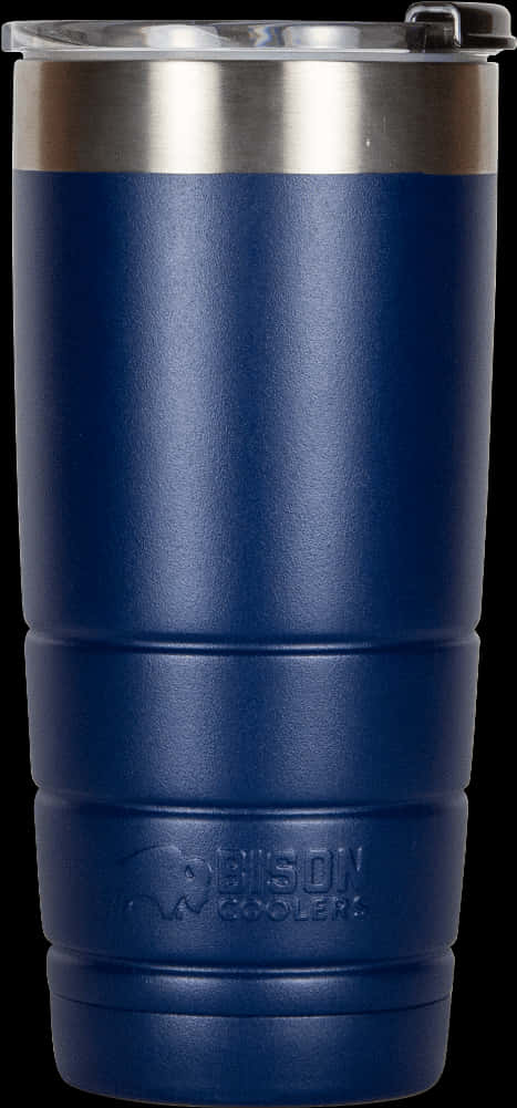 A Blue Cup With A Lid