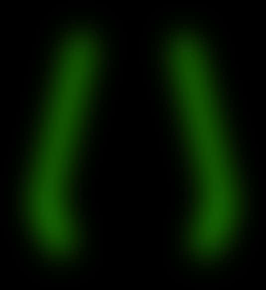 Blurred Green Glow