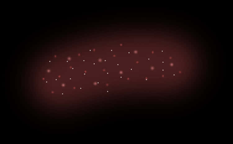 A Group Of Small Dots In A Dark Background