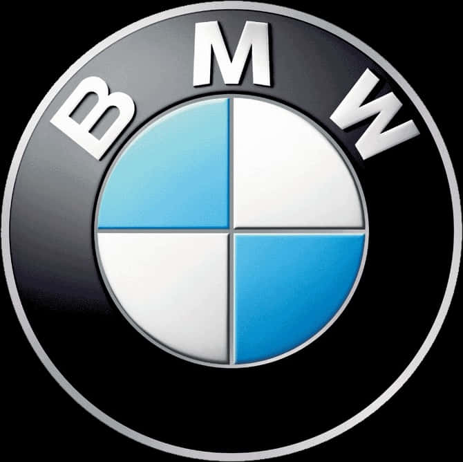 Bmw Logo With Embossed Letters