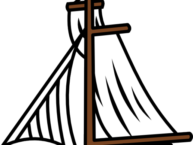 A Cartoon Of A Sailboat