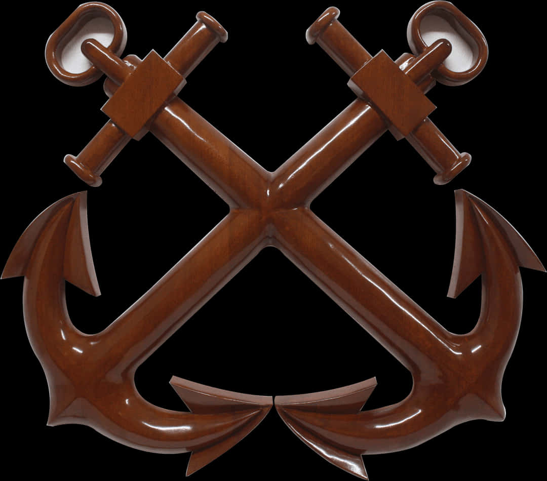 Boatswain Insignia Plaque - Boatswain Mate Crossed Anchors, Hd Png Download