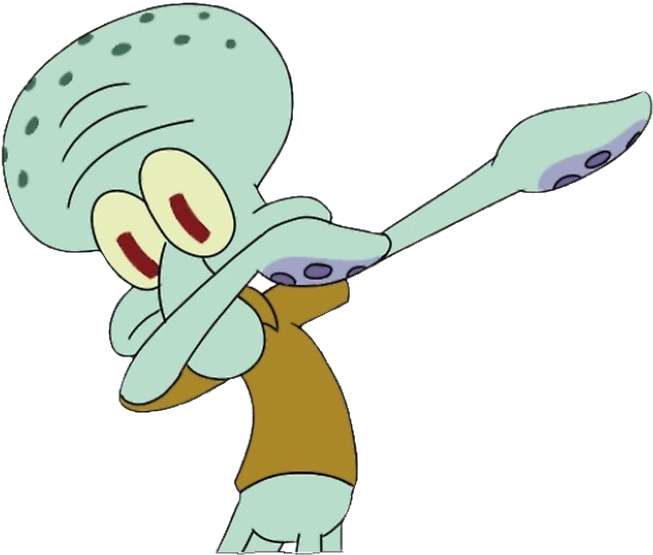 Cartoon Squid Tentacles With Arms Crossed