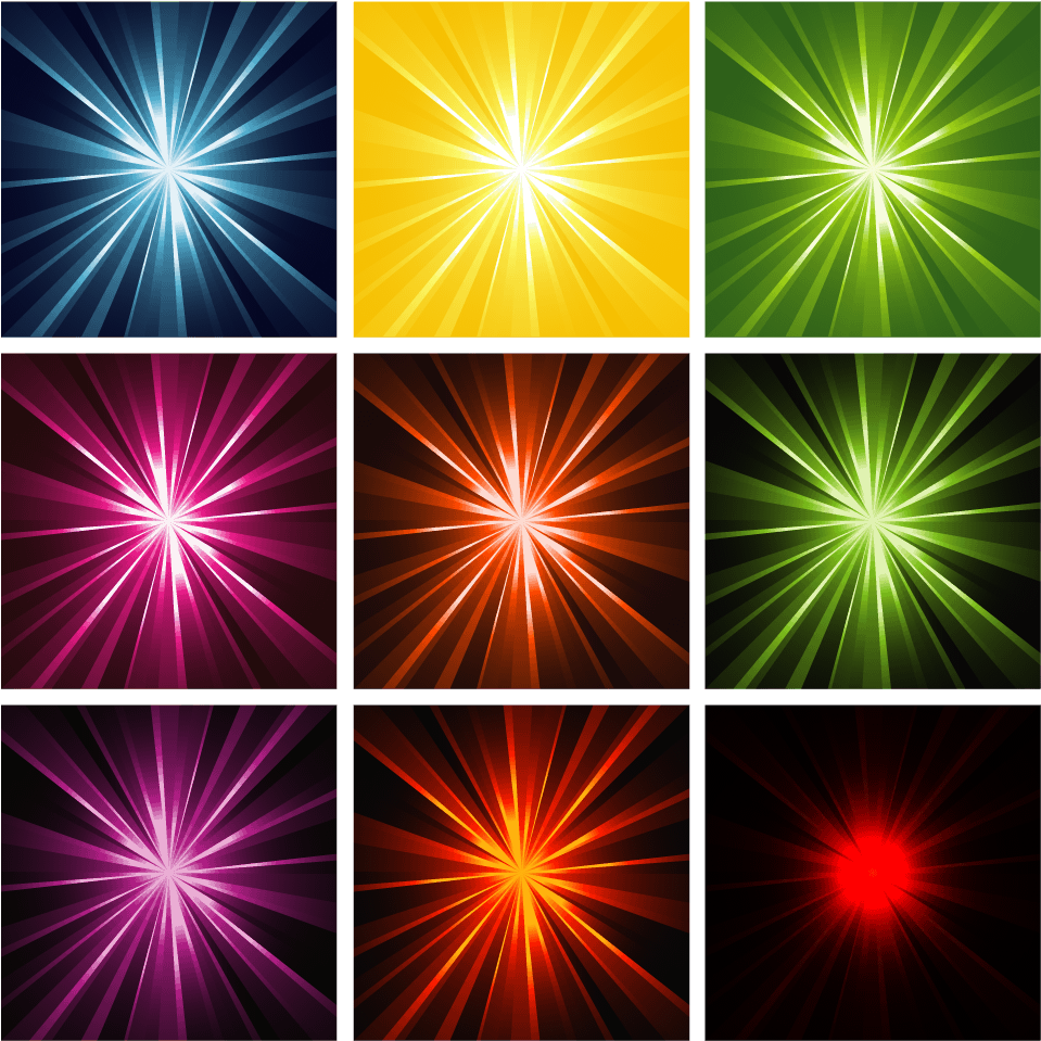A Group Of Colorful Lights