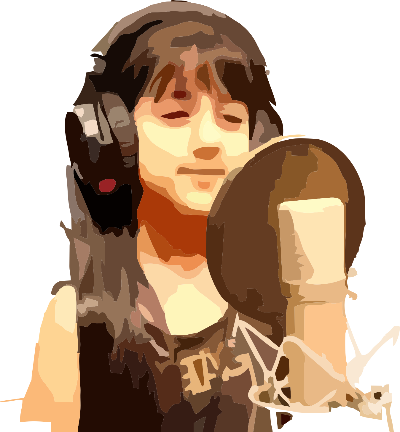 A Girl With Headphones And Microphone