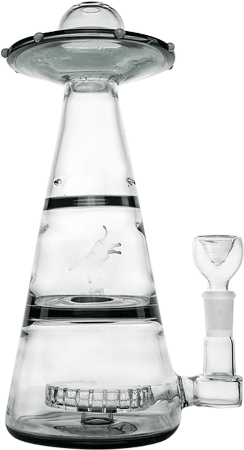 A Glass Cone With A Funnel