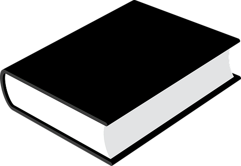 A Black Book With White Edge