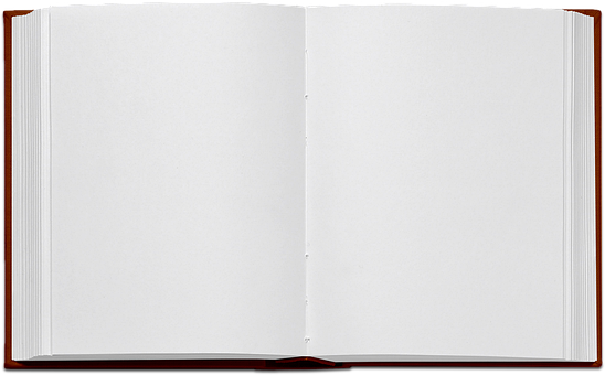 A Blank White Book With Black Background