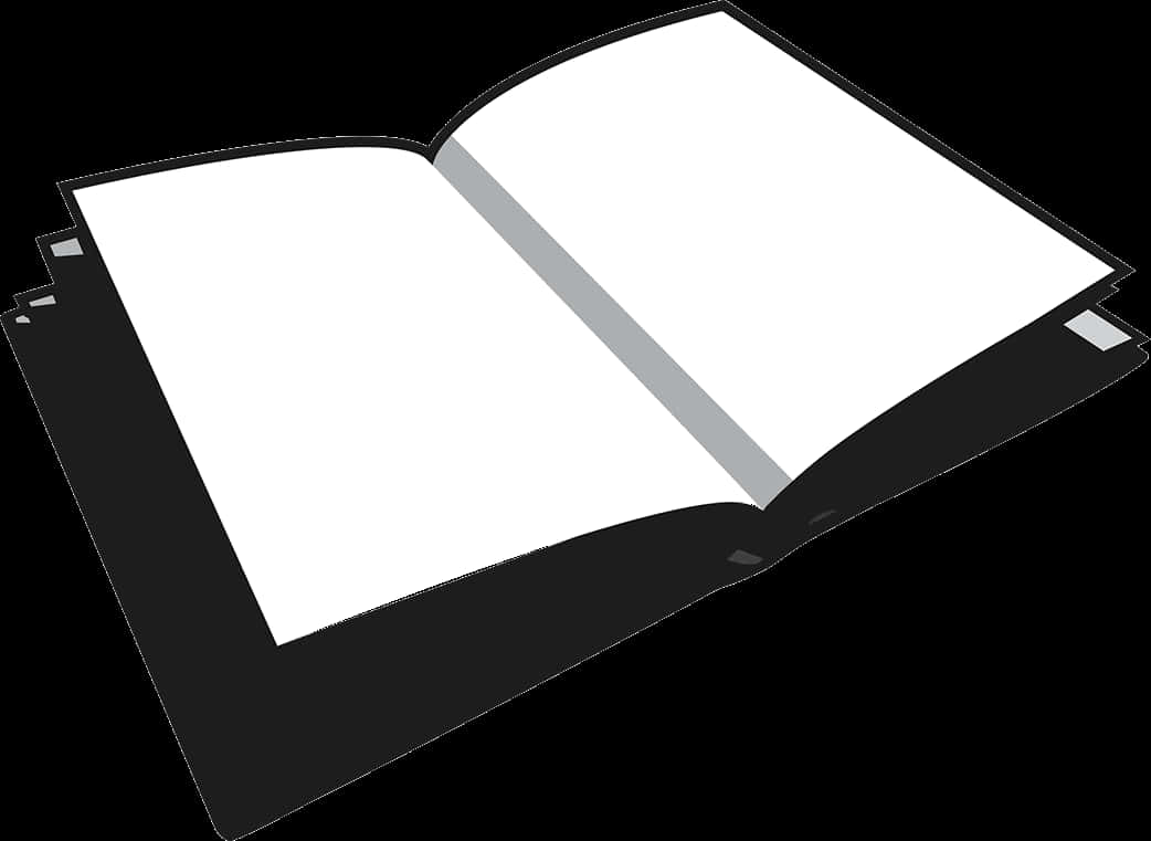 Book Logo With Blank Pages