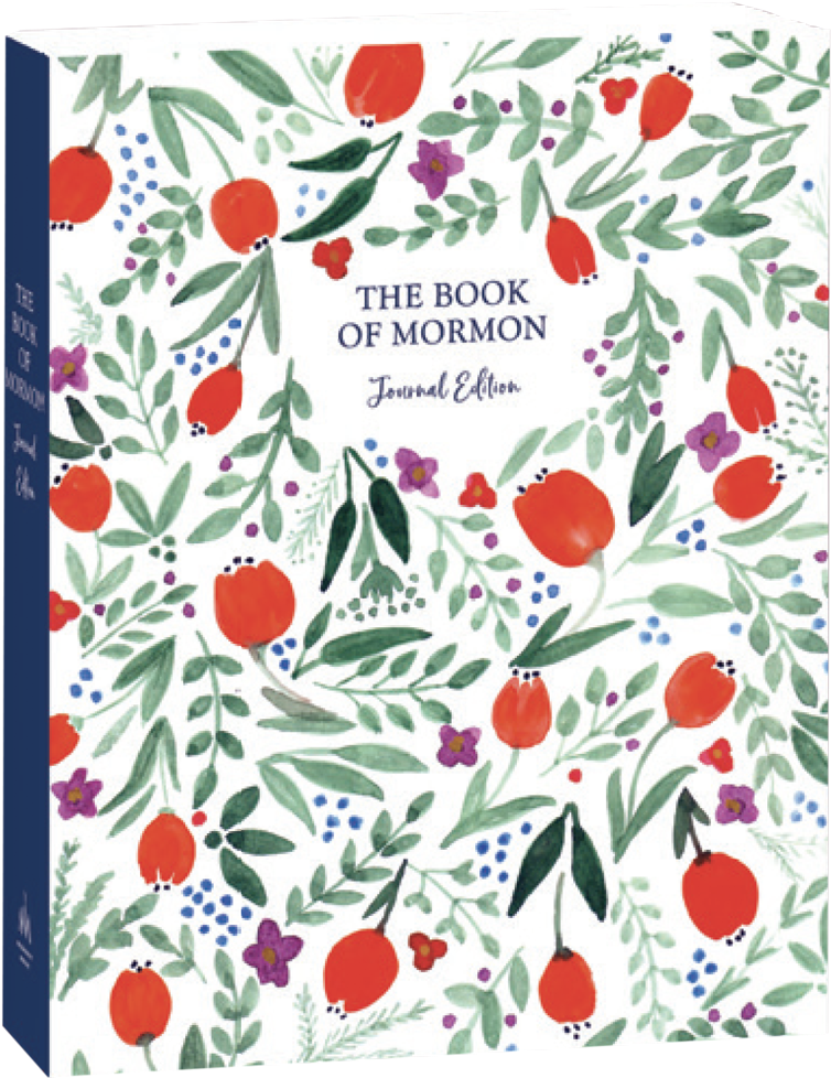 A Book Cover With Flowers And Leaves