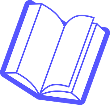 A Blue And White Book