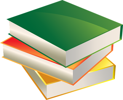 Green Orange And Yellow Books
