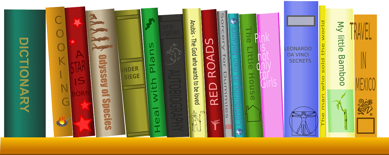 Books Clipart Png 1280 X 510