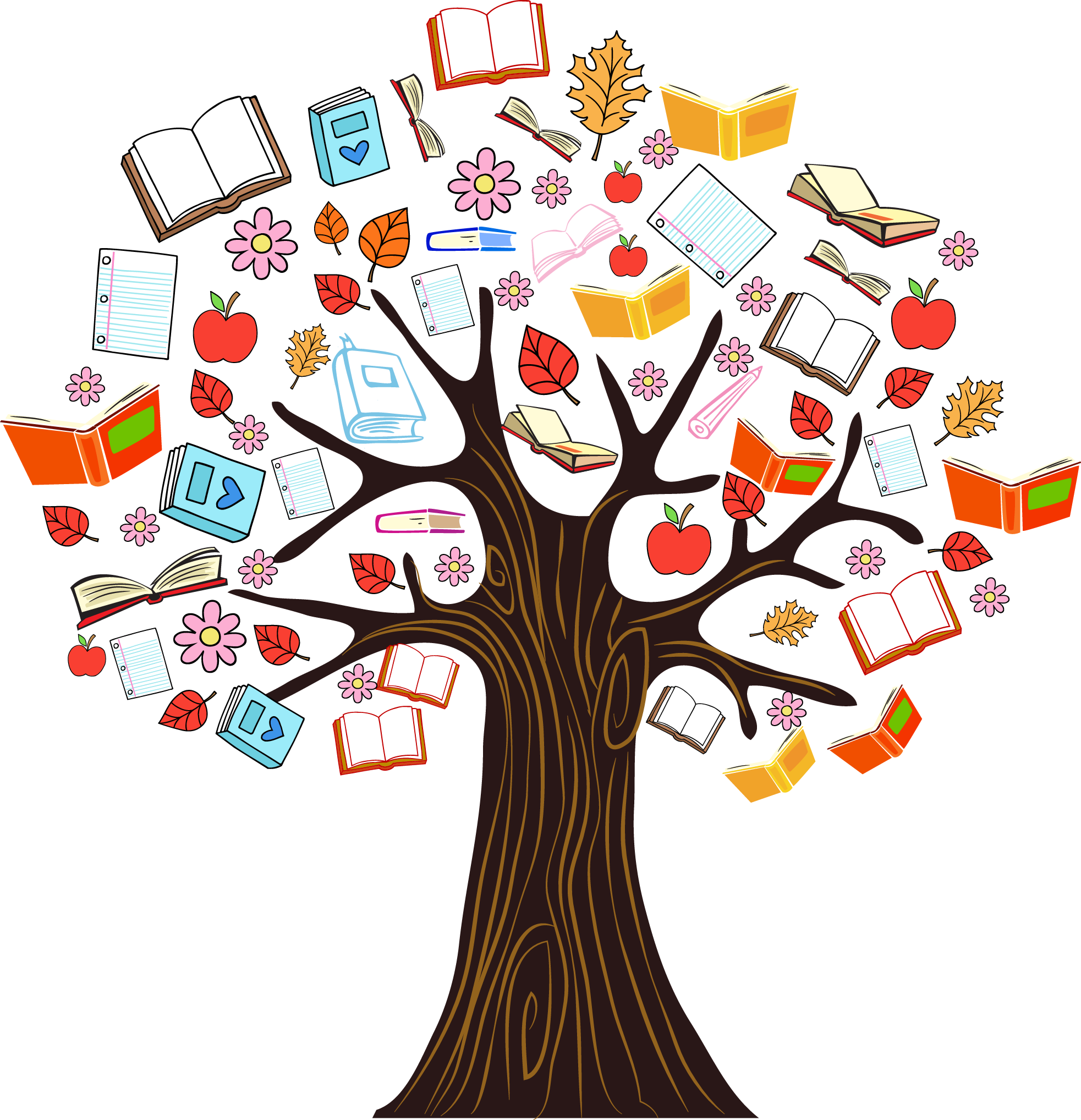 Books Clipart Png 1965 X 2036
