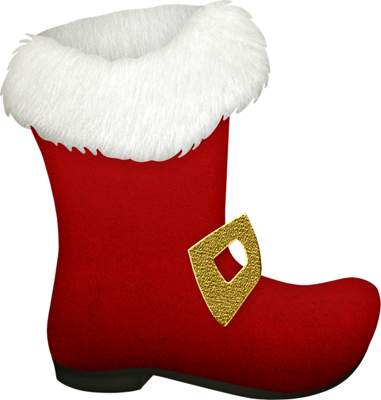 A Red And White Boot With A Gold Buckle
