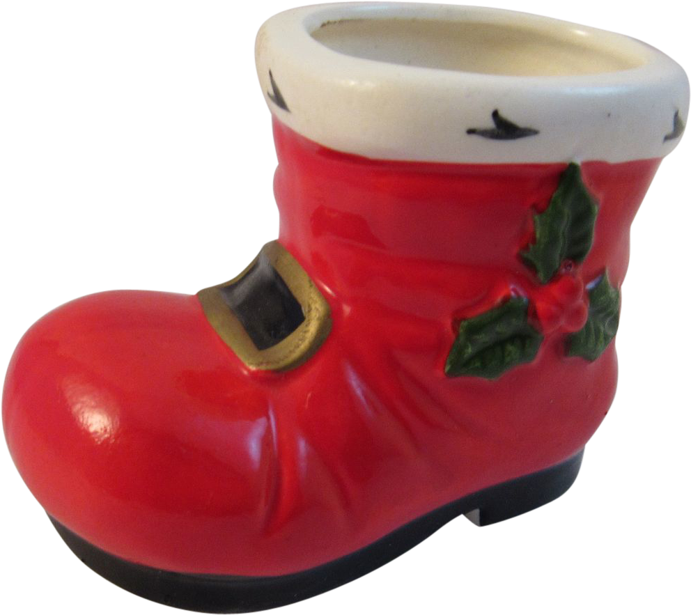 A Ceramic Boot Shaped Object