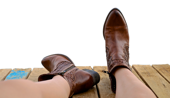 A Pair Of Brown Boots