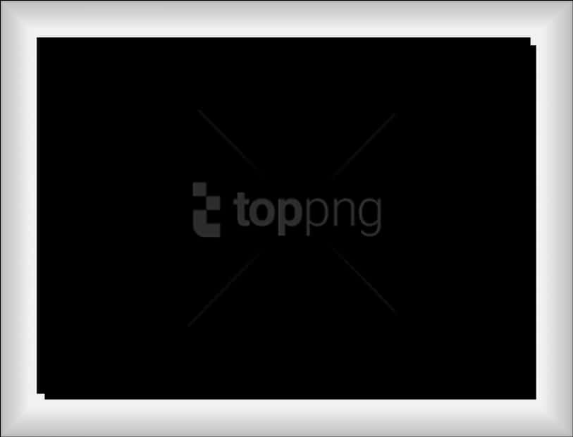 A Black Screen With A White Border