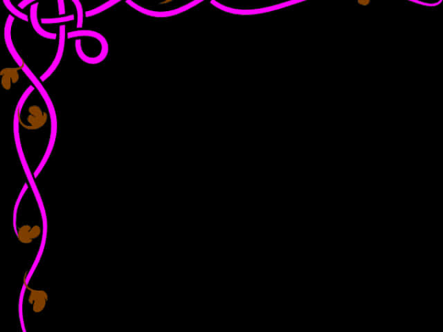 A Black Background With Pink And Brown Swirls