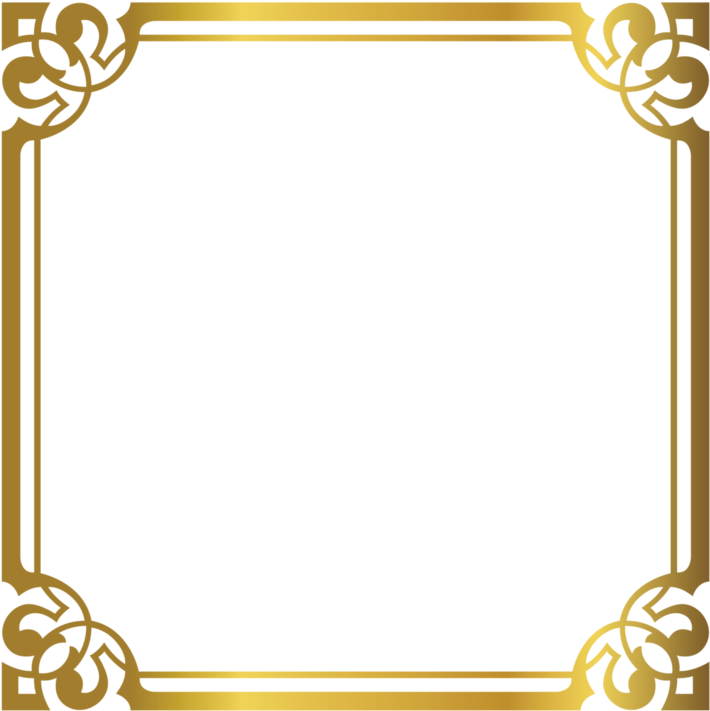 A Black And Gold Frame