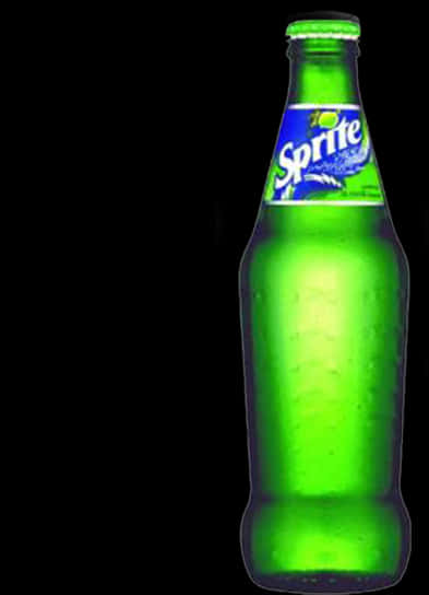 A Green Bottle Of Soda