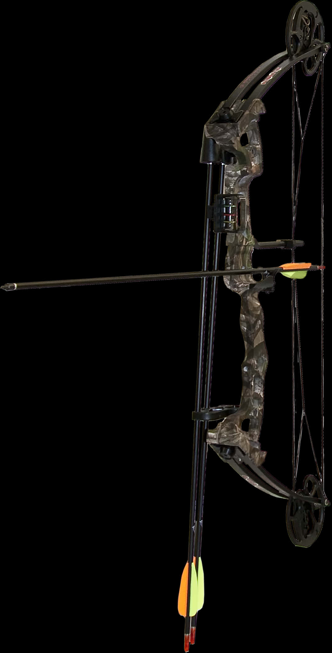 A Bow And Arrow On A Stand