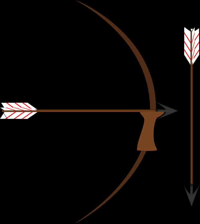 A Bow And Arrow With Arrows