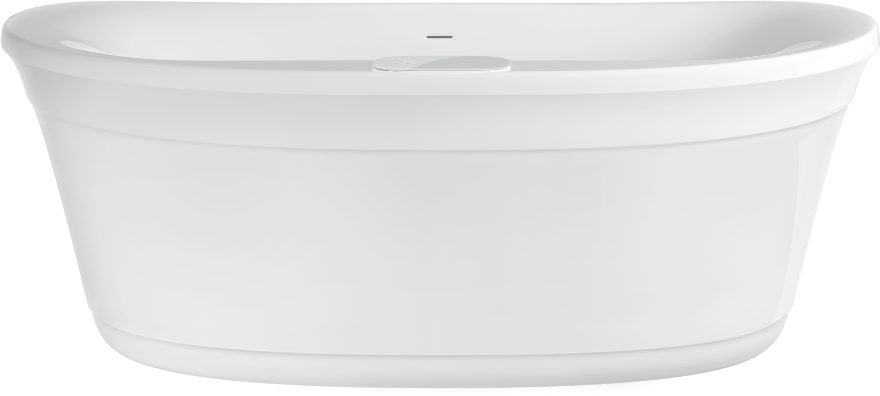 A White Rectangular Object With A Round Top