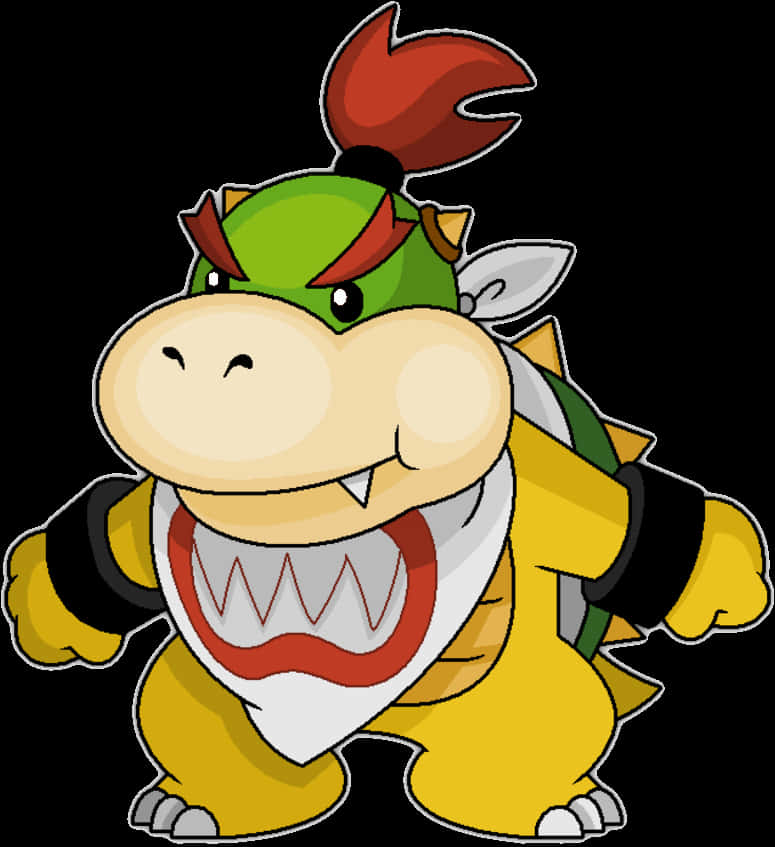 Cartoon Character Of A Yellow Animal
