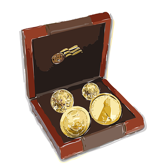 A Box With Gold Coins