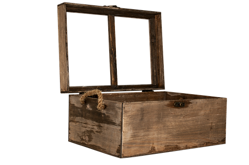 A Wooden Box With A Window