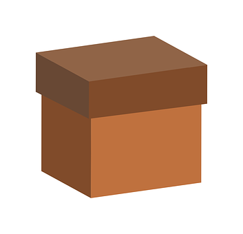 A Brown Box With A Lid