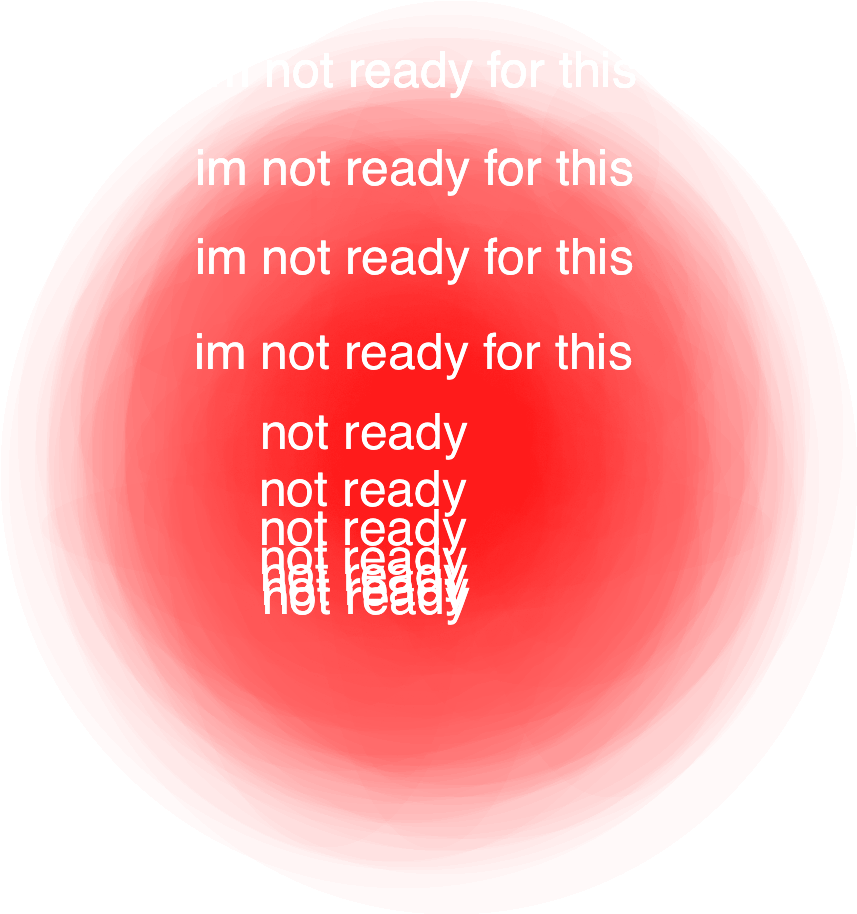 A Red Circle With Black Text