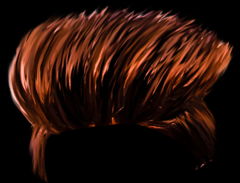 A Close Up Of A Wig