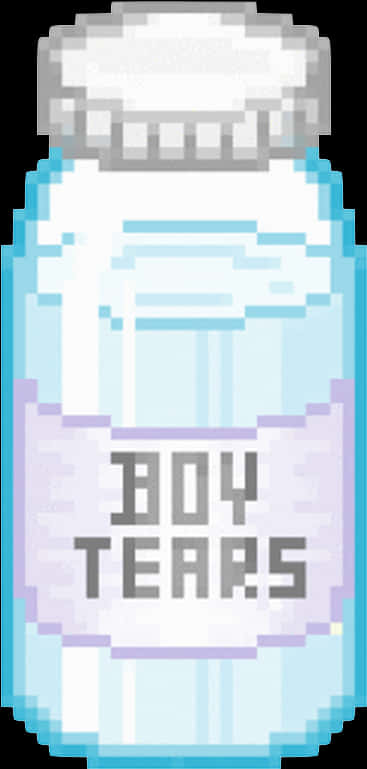 A Pixelated Image Of A Bottle