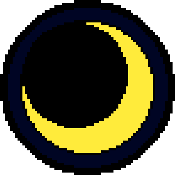 A Yellow And Blue Circle With A Black Background