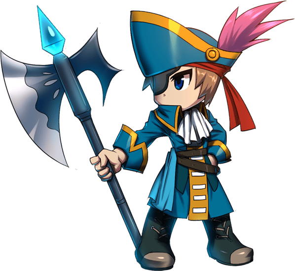 Cartoon Of A Pirate With An Axe